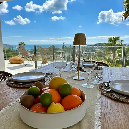 Beautiful With Splendid View And Private Pool Теулада